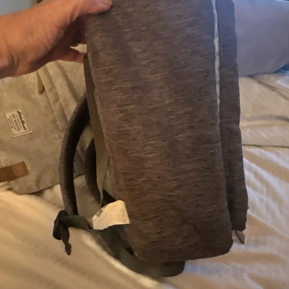 Eddie Bauer First Adventure Cascade  Diaper Bag Backpack Gray Insulated Pockets